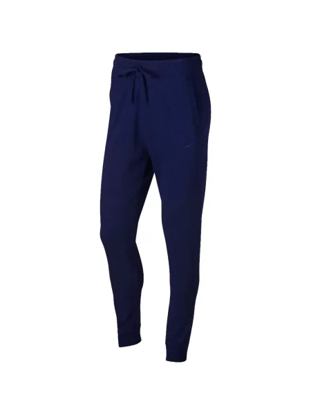 Pantaloni Nike din fleece alergare conici albastru