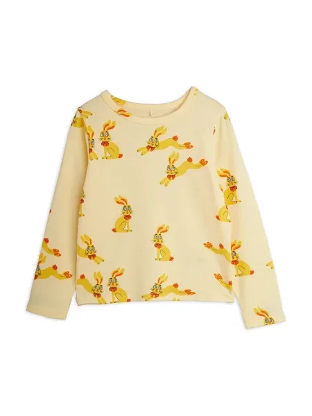 Mini Rodini футболка дитяча з ліоцелю Rabbits