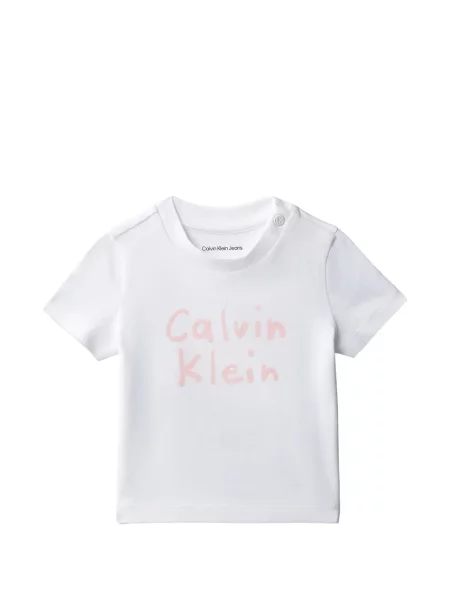 Koszulka dziecięca Calvin Klein biała