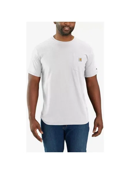 Koszulka Carhartt Force Pocket krótki rękaw pintura L biały