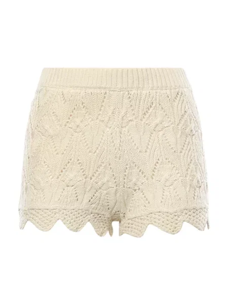 Krótkie szorty For Love & Lemons beżowe