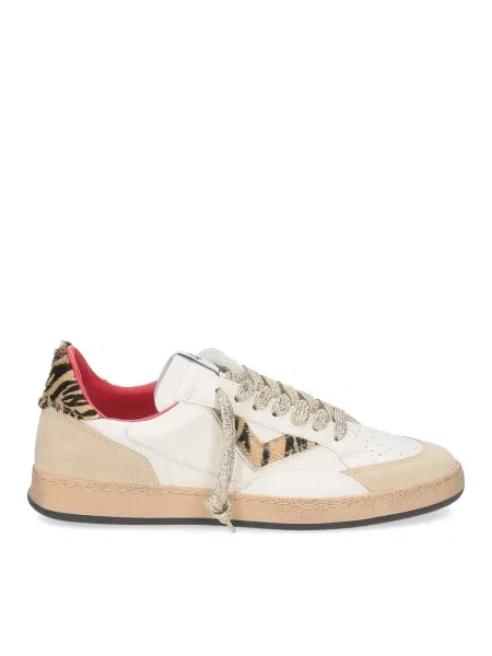 Sneakersy 4b12 skórzane białe
