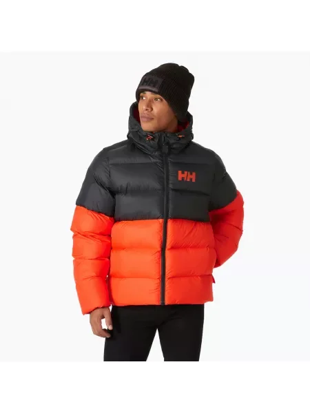 Férfi Helly Hansen Active Puffy pehelypaplan kabát cseresznye paradicsom. Méret: L piros