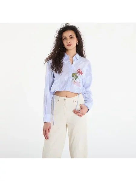 Πουκάμισο Desigual Cam Parker Shirt Blue L μπλε