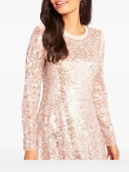 Rochie midi Needle & Thread până la genunchi de costum roz