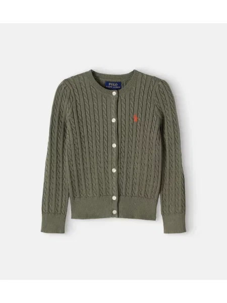 Gyerek kardigán Polo Ralph Lauren zöld