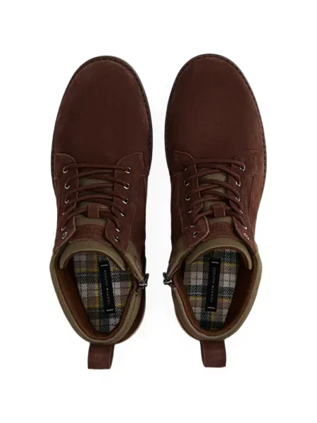 Botki Tommy Hilfiger brązowe