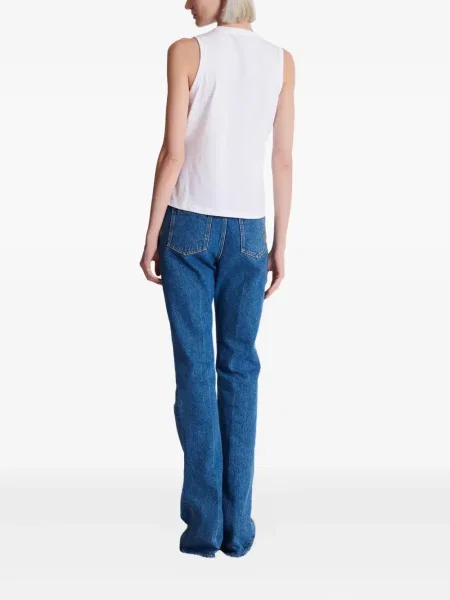 Top Balmain cu imagine alb