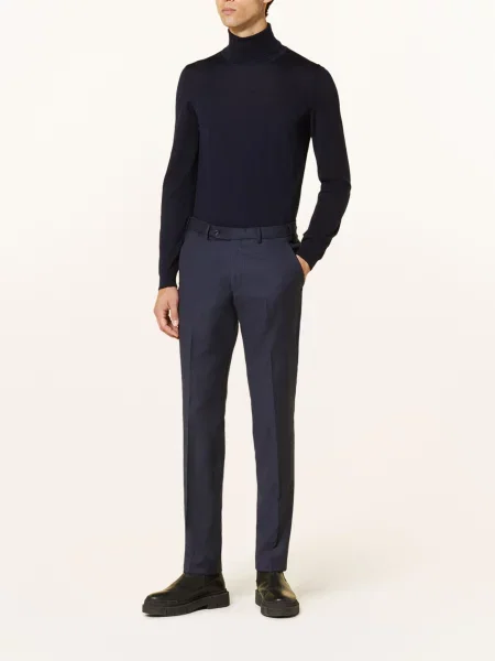 Digel Spodnie Garniturowe Per Modern Fit blau