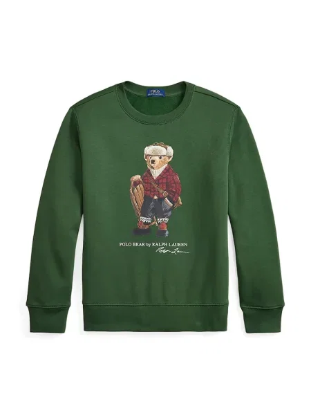 Polo Ralph Lauren bluza dziecięca z nadrukiem zielony