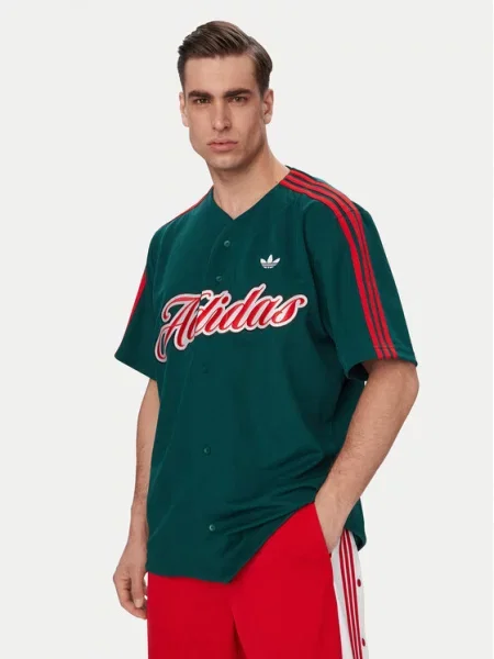 Adidas Póló Summer League Varsity Baseball Oversize zöld
