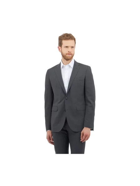 Garnitur Brooks Brothers z twillu szary