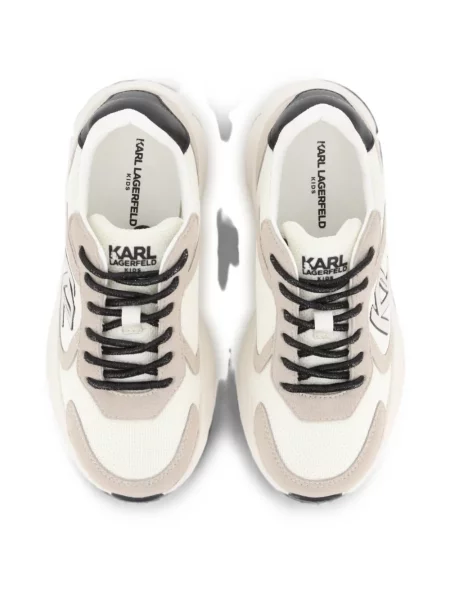 Sneakersy dziecięce Karl Lagerfeld białe