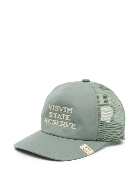 Șapcă Visvim cu broderie plasă verde