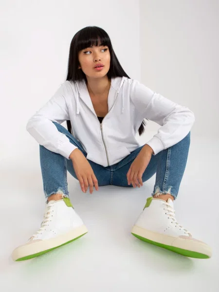 Hanorac Fashionhunters alb