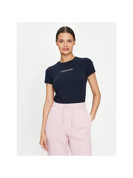 Guess Jeans T-shirt Slim Fit tamnoplava