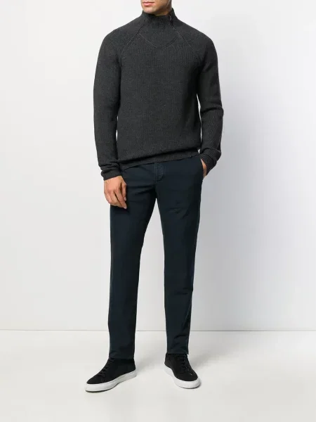 Pantaloni chino Incotex albastru