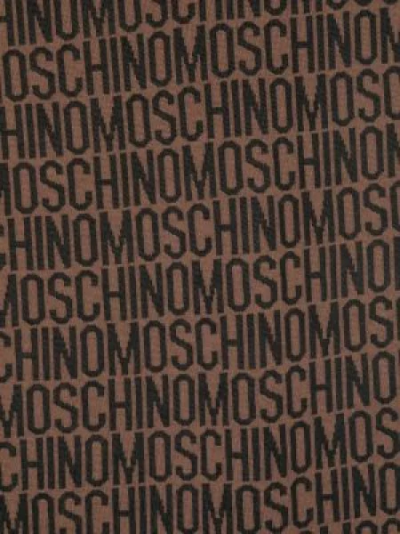 Raštuotas šalikas Moschino ruda