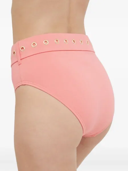 Haftowany bikini Michael Michael Kors o krotszym kroju chunky czarny