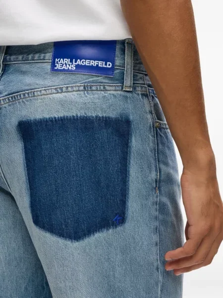 Blugi Karl Lagerfeld Jeans albastru