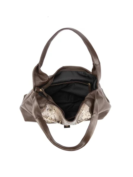 Кожаная сумка Royalbag коричневая