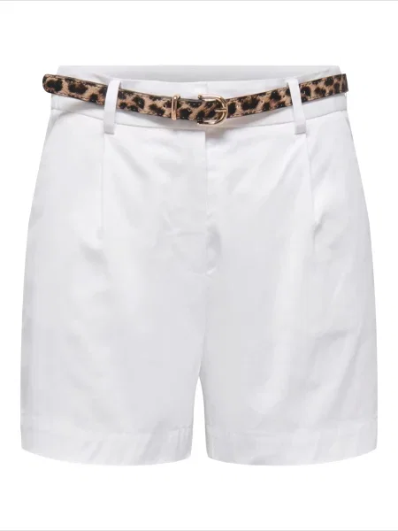ONLY Pantaloni cutați ONLCARINE maro deschis alb