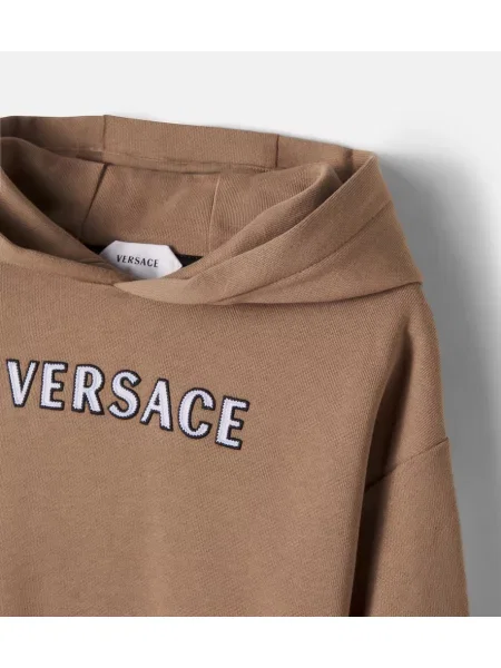 Gyerek kapucnis melegítő felső Versace barna