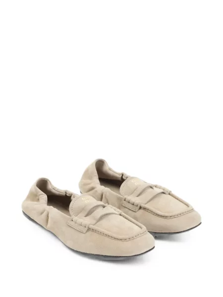 Pantofi loafer Miu Miu din piele de căprioară