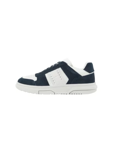 Sneakersy Tommy Jeans zamszowe casual niebieskie