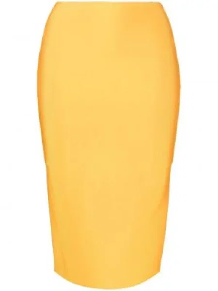 Fustă tip creion Herve L. Leroux galben