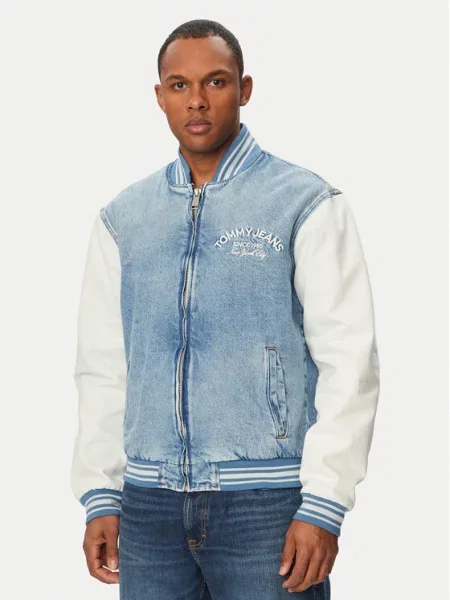 Tommy Jeans Bomber jakna modra