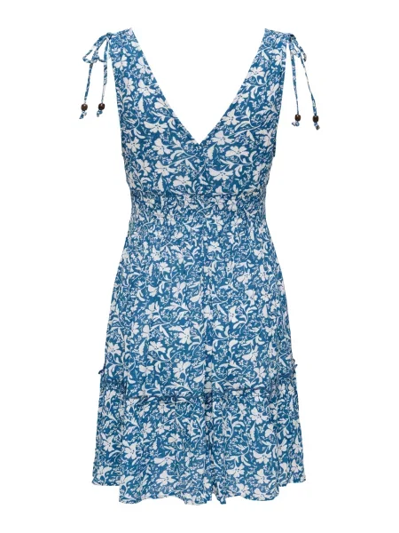 ONLY Rochie de vară ONLFERNANDA bleumarin alb