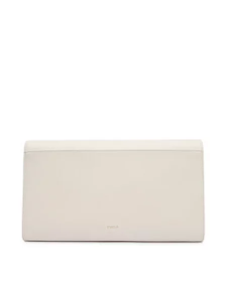 Furla Ročna torba Iride Clutch CN Kremna bež