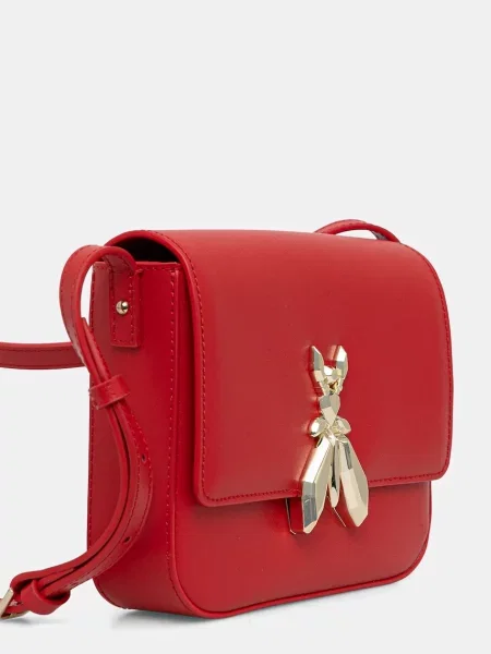 Шкіряна сумочка Patrizia Pepe червоний