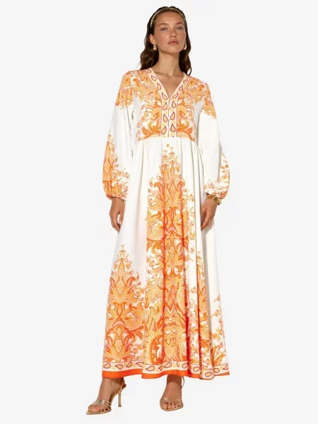 MSN Collection Šaty oranžová