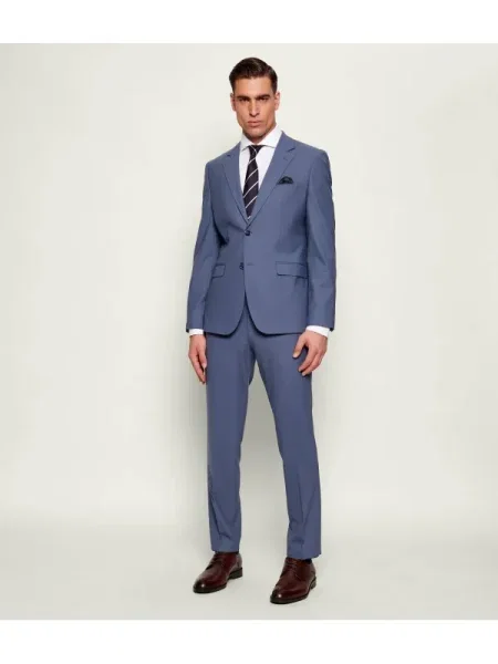 HUGO De lână costum | Extra albastru