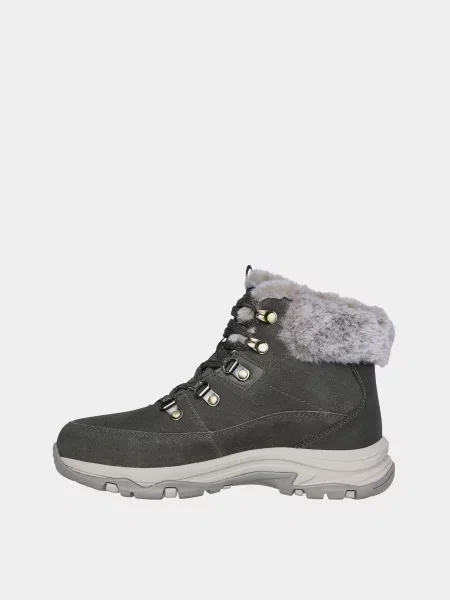 Черевики Skechers Trego Snow Worries оливковий шкіра/штучна шкіра/текстиль