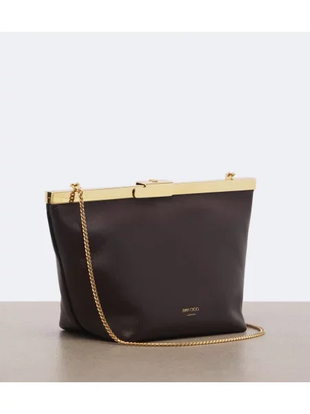 Geantă plic Jimmy Choo din piele
