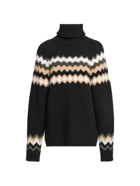 Pulover Elie Saab tricotate negru