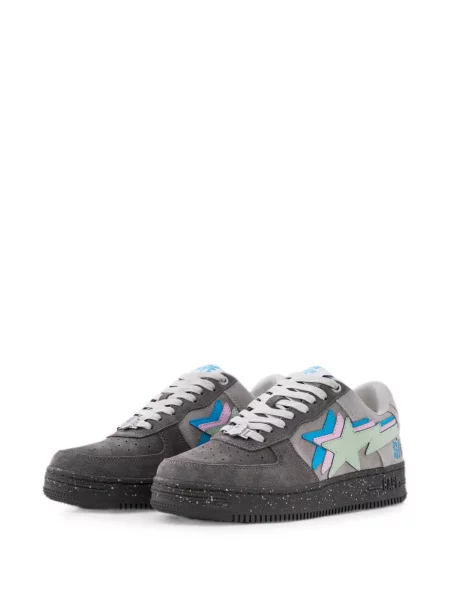 Tenisice A Bathing Ape® s vezicama s čipkom siva
