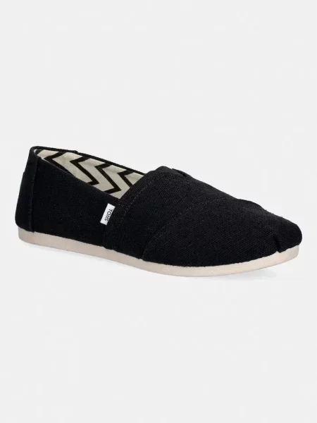 Toms espadrile ALPARGATA CLASSIC črna