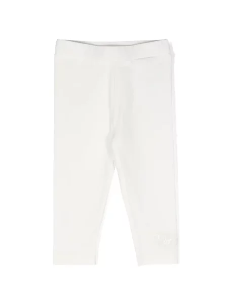Legginsy dziecięce Moncler Enfant białe