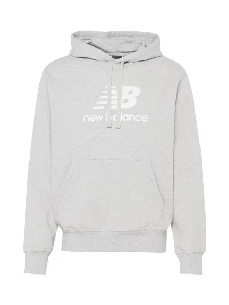 New Balance Džemperis Su Gobtuvu Essentials Stacked balta