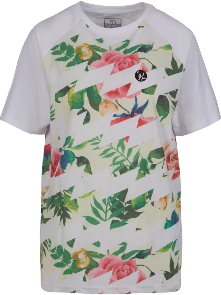 Just Rhyse Tricou Samara galben pastel / verde jad / roz pitaya alb