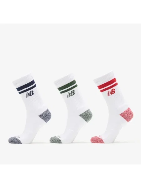 Чорапи New Balance на райета бяло