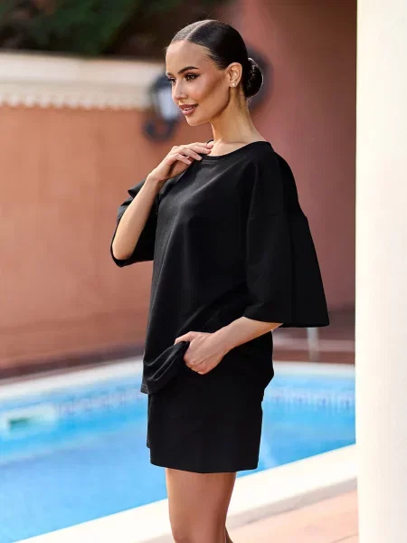 Спортивный костюм Issa Plus черный