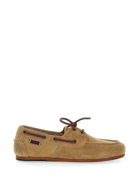 Šněrovací krajkové loafers Sebago béžové