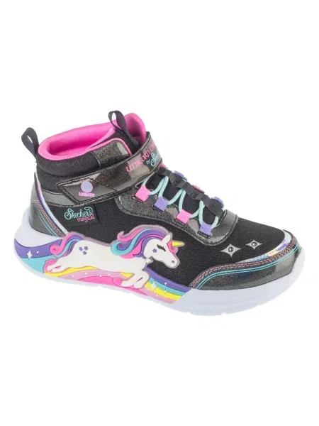Buty sportowe Sneakersy dziewczęce S-Lights: Unicorn Chaser Jumping Magic czarne
