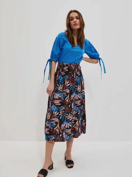 Midi-suknja Marisse plava
