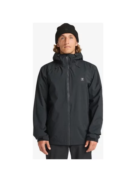Kurtka z kapturem Billabong Rainstorm Shell S czarna